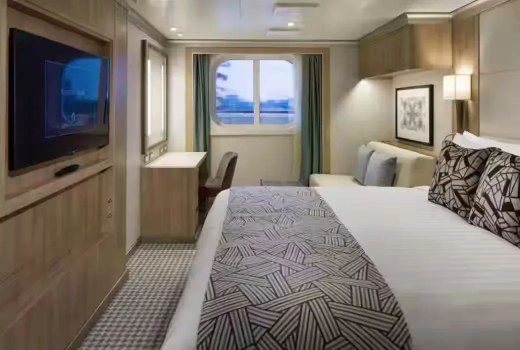 Voorbeeld van een Buitenhut aan boord van de ms Rotterdam